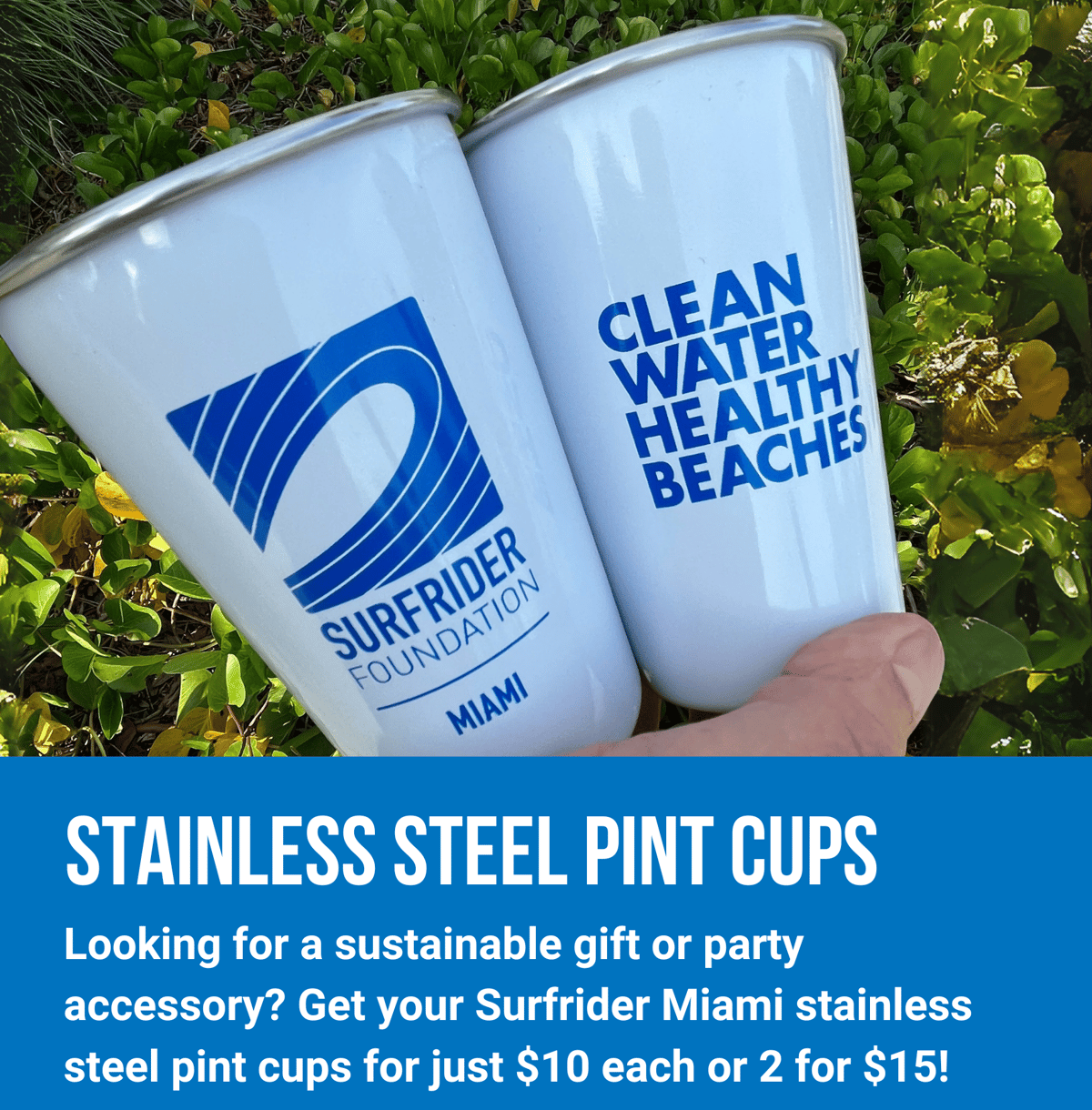 Stainless Steel Pint Cups